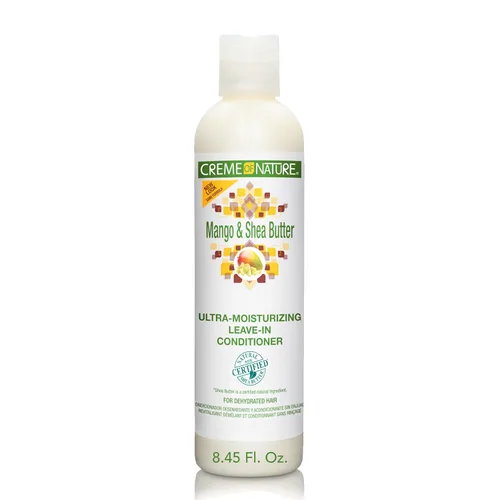 Creme of Nature Acondicionador ultra hidratante de mango y manteca de karité con ingredientes naturales certificados, tratamiento suavizante cremoso