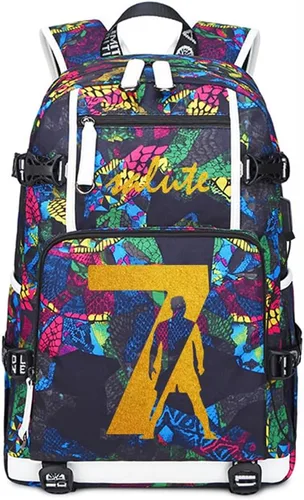 Miniatura 15 de Soccer Player 7 Mochila multifunción Viaje Fútbol Fans bolsa para hombres mujeres (estilo 4)