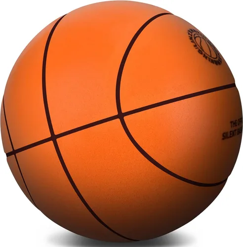 Baloncesto Silencioso de Tamaño Oficial 7 (29.5") Espuma Suave de Alta Densidad y Bajo Ruido Pelota de Entrenamiento Interior Fácil Agarre Altamente