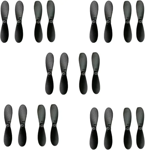 Miniatura 7 de skrnrhrery Mini hélice, adecuado para cuadricópteros UAV pequeños y medianos, hélice de nailon con eje central de 0.8 y 0.039 in, longitud