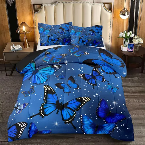 Miniatura 20 de Juego de edredón de 3 piezas con 2 fundas de almohada, tamaño Queen, diseño africano de DJ Girl de microfibra suave, regalo para mujeres y niñas