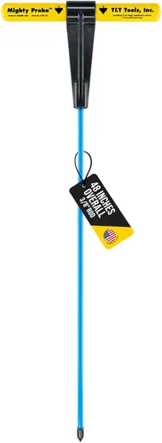 Miniatura 11 de T&T Tools Mighty Probe - Sonda de suelo de metal aislada – 42 pulgadas de largo total – Paquete de seis – con varilla redonda hexagonal de metal