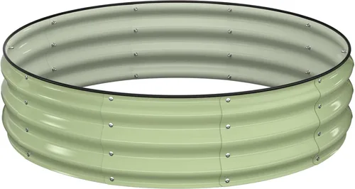 Miniatura 26 de Winpull Kit de Cama de Jardín Elevada, Caja de Plantación Galvanizada de 6 x 3 x 1 pies para Exteriores con Bordes de Seguridad, Camas Elevadas