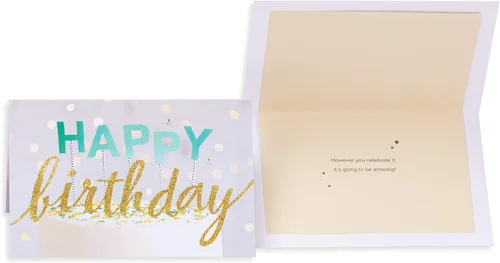 Miniatura 9 de American Greetings Tarjetas de cumpleaños surtidas de alta calidad, diseños contemporáneos (8 unidades)