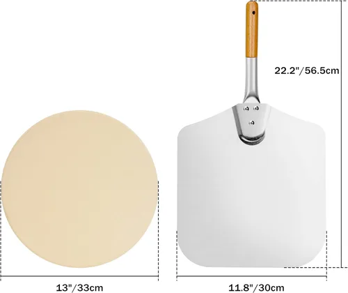 Miniatura 3 de only fire - Kit combinado de asador y pizza multiusos de acero inoxidable para Weber de 18 pulgadas y otras parrillas similares tipo kettle