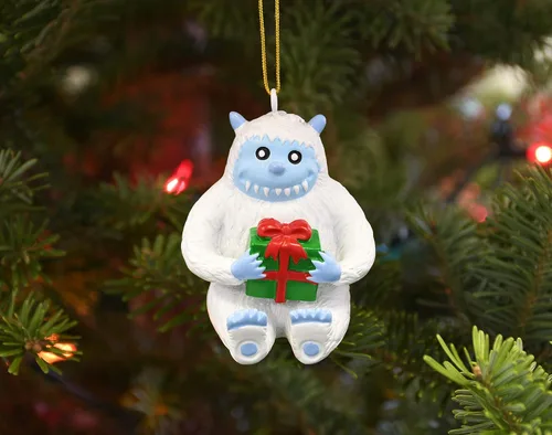Miniatura 6 de Tree Buddees Lindos adornos navideños de Yeti de muñeco de nieve abominable
