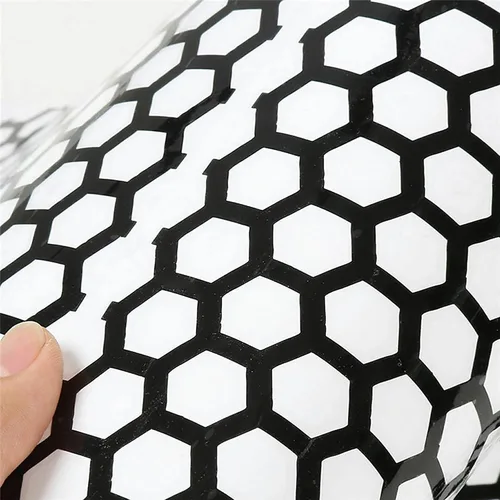 Miniatura 4 de Riloer Universa - Lámpara de luz trasera tipo panal de abeja tipo cubierta de luz trasera, estilo de fibra de carbono para automóvil, cubierta