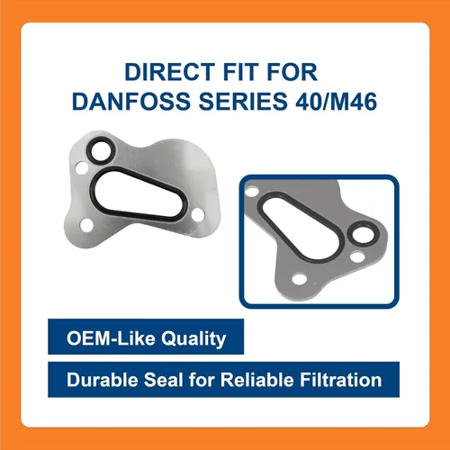 Miniatura 3 de BTS-4460655 - Sello adaptador de filtro, compatible con Danfoss Series 40 / M46, repuesto para OEM 4460655, Sello Adaptador Filtro de Aceite