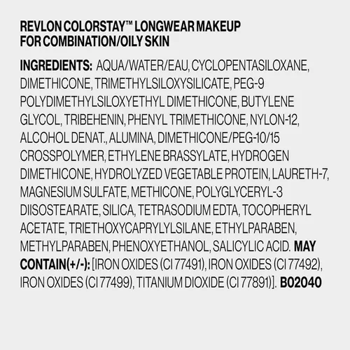 Miniatura 9 de Base líquida de Revlon ColorStay Maquillaje facial para piel mixta y grasa, SPF 15, cobertura media-completa con acabado mate, beige solar (392), 1