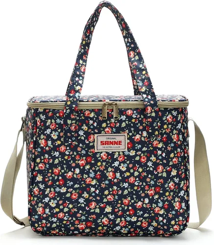 Miniatura 12 de Lonchera térmica reutilizable con aislamiento térmico linda para mujeres adultas, trabajo, oficina, viajes al aire libre, picnic, playa, barbacoa