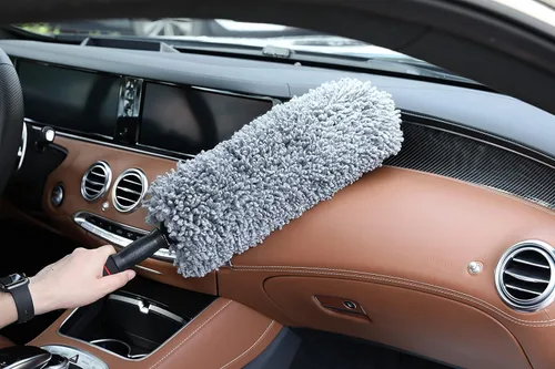 Miniatura 3 de upra Kit de plumero de automóvil, el mejor plumero multiusos de microfibra, herramientas de limpieza interior y exterior, cepillo de detalles
