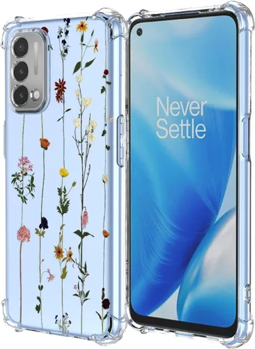 Miniatura 69 de Funda para OnePlus Nord CE 2 Lite 5G Clear Flower Phone Case Soft TPU a prueba de golpes, antiarañazos, funda protectora para 1+Nord CE2 Lite 5G
