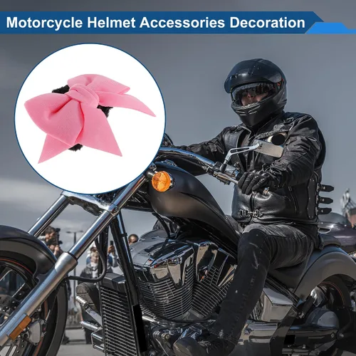 Miniatura 3 de Accesorios para casco de motocicleta, decoración de orejas de gato, arco para motocicleta, bicicleta, esquí, cascos de felpa, 1 juego