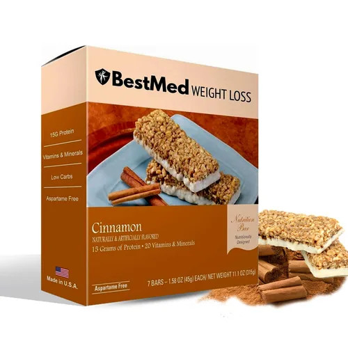 Miniatura 12 de BestMed - Barra de proteínas – 0.55 onzas de proteína, baja en carbohidratos, baja en azúcar, alta fibra, baja en calorías, barra nutricional