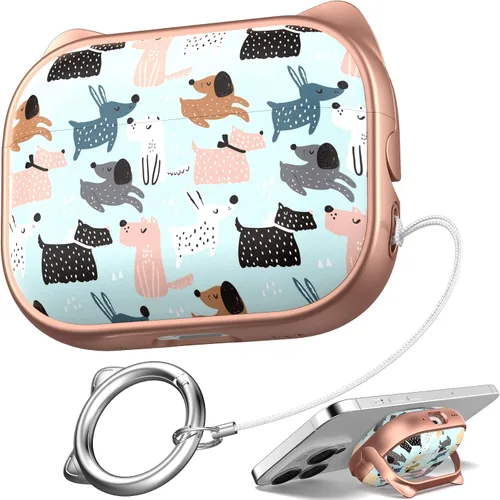 Miniatura 19 de Funda para Estuche de Airpods Pro de 2ª/1ª Generación, Compatible con Estuche de Airpods Pro de 2ª Gen Puerto de Carga USB C, Funda Suave