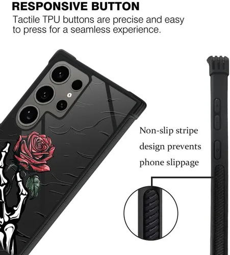Miniatura 55 de CARLOCA Funda compatible con Samsung Galaxy S22 Ultra, diseño gráfico de Star Howling Wolfs Samsung Galaxy S22 Ultra, diseño gráfico, a prueba