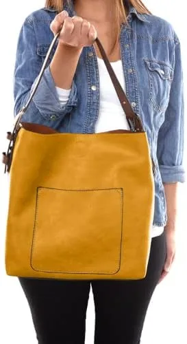Miniatura 5 de Joy Susan - Bolsa clásica 2 en 1 para mujer, estilo hobo