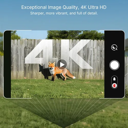 Miniatura 3 de GardePro Cámara de rastreo Bluetooth WiFi E8 2.0 (no celular), video 4K y fotografía de 64 MP, antenas duales, conexión estable, visualización