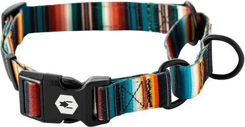 Miniatura 34 de Wolfgang - Collar de perro Martingala resistente con hebilla de nailon de liberación rápida para caminar y entrenar, estampado NewMoon, mediano
