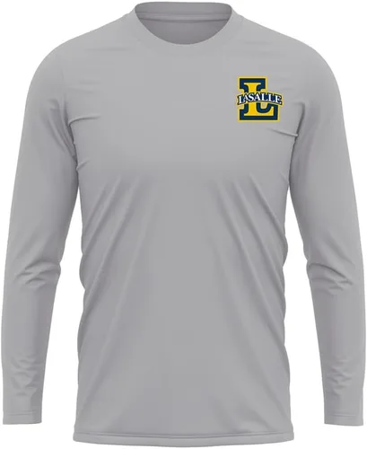 Miniatura 46 de Camisa deportiva de manga larga oficial de la NCAA Collegiate para hombre, con logotipo en el pecho izquierdo, colección Athletic Heather