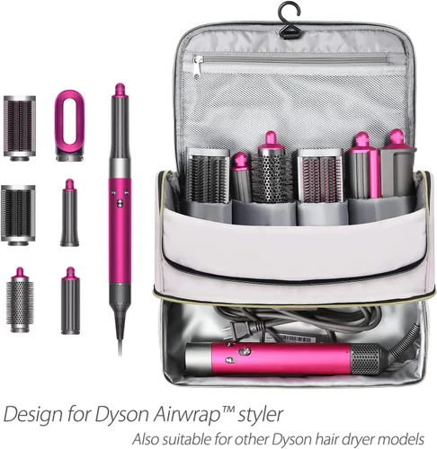 Miniatura 2 de Funda de viaje de doble capa para Dyson Airwrap, funda de transporte de viaje Shark Flexstyle, bolsa de almacenamiento portátil impermeable