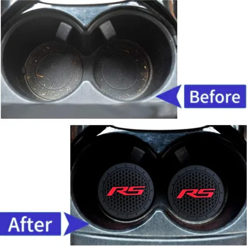 Miniatura 5 de 2 piezas portavasos de coche de 2.75 pulgadas compatibles con Camaro Equinox Cruze Malibu RS, accesorios para autos, portavasos para accesorios