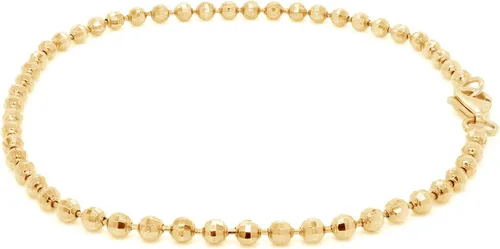 Miniatura 2 de Wishrocks Italian Crafted 2.4MM 7 Inches Bead Bracelet Jewelry For Women & Girls in 14k Gold Over Sterling Silver, Gift Jewelry for Her, Teen