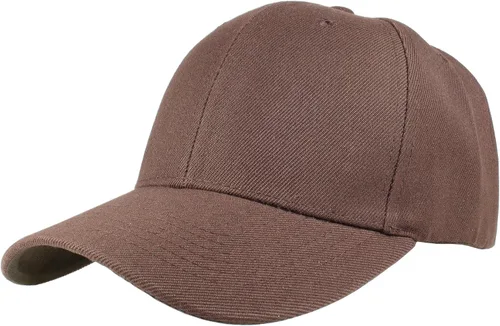 Miniatura 141 de Gorras de béisbol con correa trasera ajustable, lisas, negras, 12