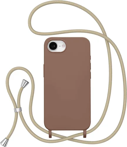 Miniatura 80 de ZTOFERA Funda Crossbody para iPhone 15 Pro con Correa de Cordón Ajustable, Funda Suave de Silicona Líquida para iPhone 15 Pro 6.1 pulgadas - Rosa