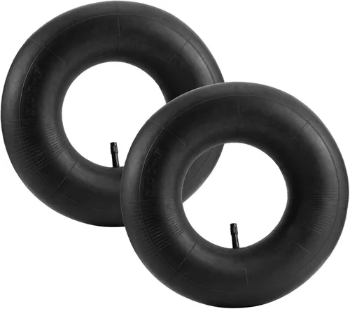 Miniatura 12 de Tubo interior de 4.80/4.00-8" con vástago de válvula recto (paquete de 2) - Tubos de neumáticos de repuesto resistentes para carretillas