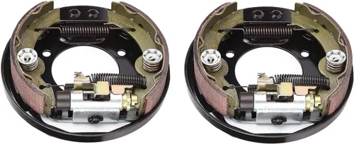 Dr.Acces Carro de golf EZGO Conjunto de freno con zapatas de freno para carrito de golf EZGO Reemplazar OEM # 70998-G01 y 70998-G02
