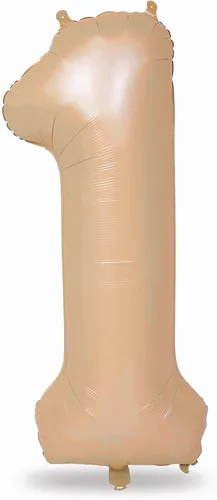 Miniatura 209 de Globo dorado champán con el número 5, globos de aluminio autoinflables grandes de 40 pulgadas del 0 al 9, globo de helio digital 5 dorado claro