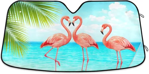 Miniatura 16 de Acuarela Limón Frutas Flores Flores Flores Parabrisas Coche Parabrisas Parasol Plegable Reflectante Bloquea los Rayos