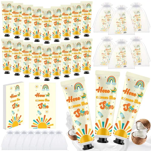 Miniatura 13 de 24 juegos de crema de manos para baby shower, elefante azul, regalos de despedida de soltera, agradecimiento, crema de manos para invitados, loción