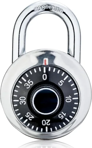 Lock 1 paquetes de cerradura de combinación para casilleros de gimnasio y escuela, candado de combinación segura Mini cerradura de combinación Negro