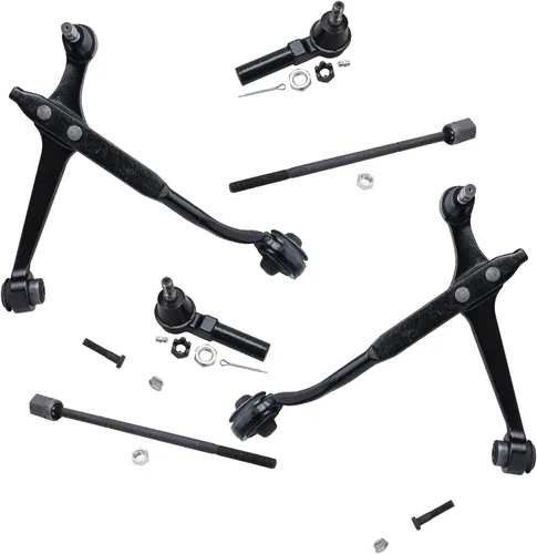 Miniatura 58 de Detroit Axle - Kit de brazos de control de extremo delantero 4WD para Ford 04-08 F-150, 06-08 Lincoln Mark LT, 4 extremos de barra de acoplamiento