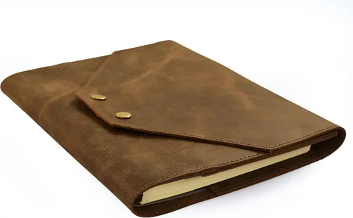 Miniatura 11 de Diario de dibujo de cuero, diario de viaje diario, antiguo hecho a mano vintage, cuaderno de escritura rústico, cuero de búfalo auténtico, papel