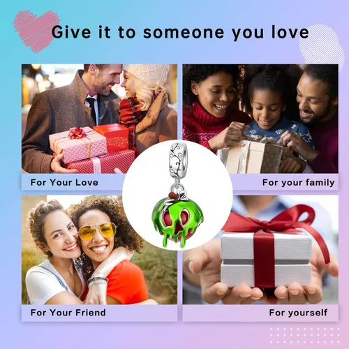 Miniatura 198 de LUXILLA Abalorio de plata de ley 925 para madre, hija, abuela, para familia, amor, madre, hija, abuela, para pulseras, collares, dijes, abalorios