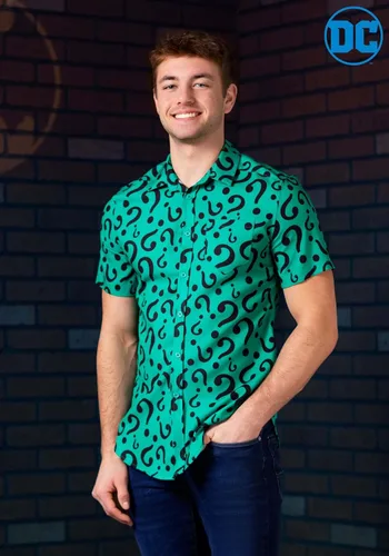 Miniatura 2 de Camisa con botones para adultos The Riddler
