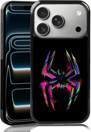 Miniatura 23 de Morales Punk Gwen - Funda protectora para iPhone 11 Pro, Spiderverse negro TPU a prueba de golpes, funda protectora para iPhone, linda funda