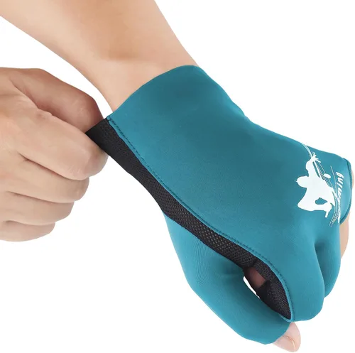 Miniatura 14 de Guantes de billar para hombres y mujeres, guantes de billar para mano izquierda/derecha, guantes de secado rápido de 3 dedos, ideales para tiradores