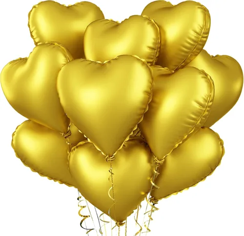 Miniatura 43 de Globos de corazón azul bebé, 10 piezas de globos en forma de corazón azul claro y blanco pastel, globos de papel de aluminio blanco arena crema