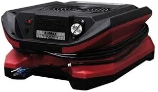 Phoenix 4038310 AirMax BLE - Motor de aire radial portátil de perfil bajo, ventilador de piso con control remoto, ventilador industrial para