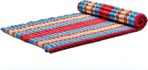 Miniatura 37 de Leewadee - Colchón plegable - Futón japonés enrollable -Alfombra de tatami triple pliegue - Cama de piso para invitados - Colchón de camping