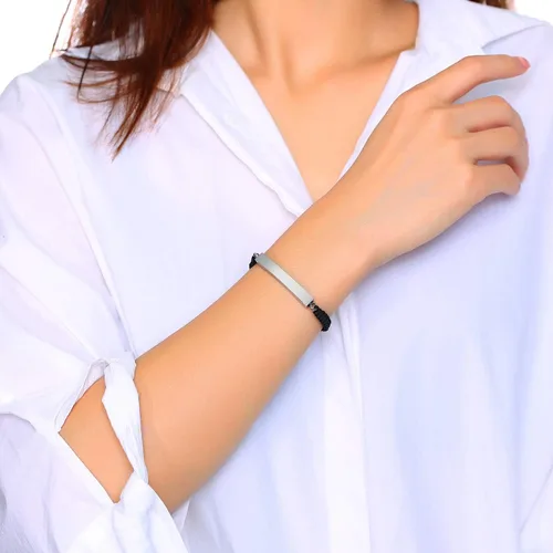 Miniatura 42 de Pulsera de urna personalizada para cenizas, recuerdos de joyería de cremación para mujeres y hombres, pulsera ajustable de cuerda tejida hecha a
