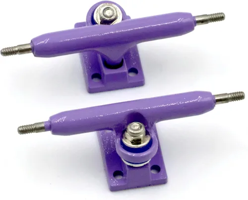 Miniatura 8 de A1 Pro Fingerboard Trucks 36 mm 34 mm 32 mm con nueva base y copa de pivote (32 mm Azul bebé)