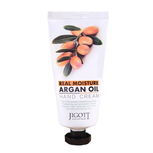Jigott Crema de manos de Argán Humedad Real 3.4 fl oz/3.38fl.oz - Excelente Crema de Manos Hidratación (Argan)
