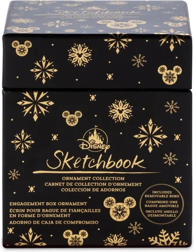 Miniatura 4 de Disney Adorno de caja de anillo de compromiso de Minnie Mouse