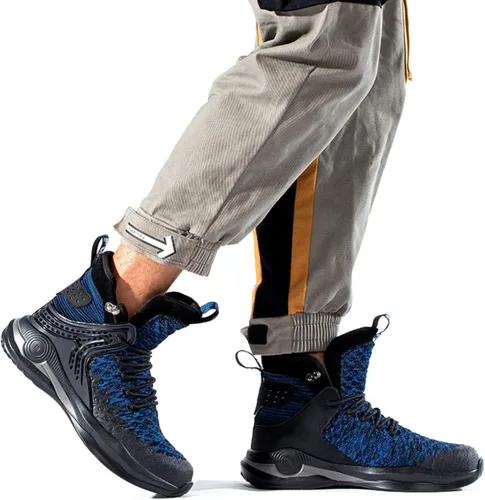 Miniatura 4 de SYLPHID Botas de acero para hombre, zapatos de seguridad para mujer, zapatos de trabajo antideslizantes, Al66-gris, 7 Women5 Men