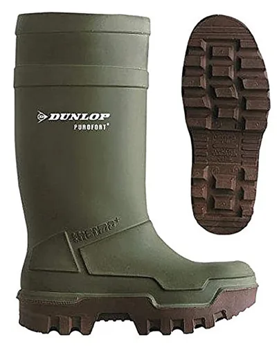 Miniatura 13 de Dunlop PUROFORT THERMO+C662933 Botas Wellington de seguridad para hombre S5 CI SRC Verde 37